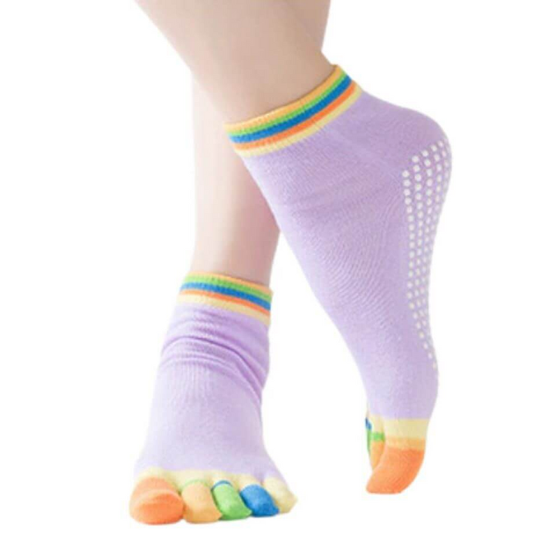 Yoga Socks Colored Toes