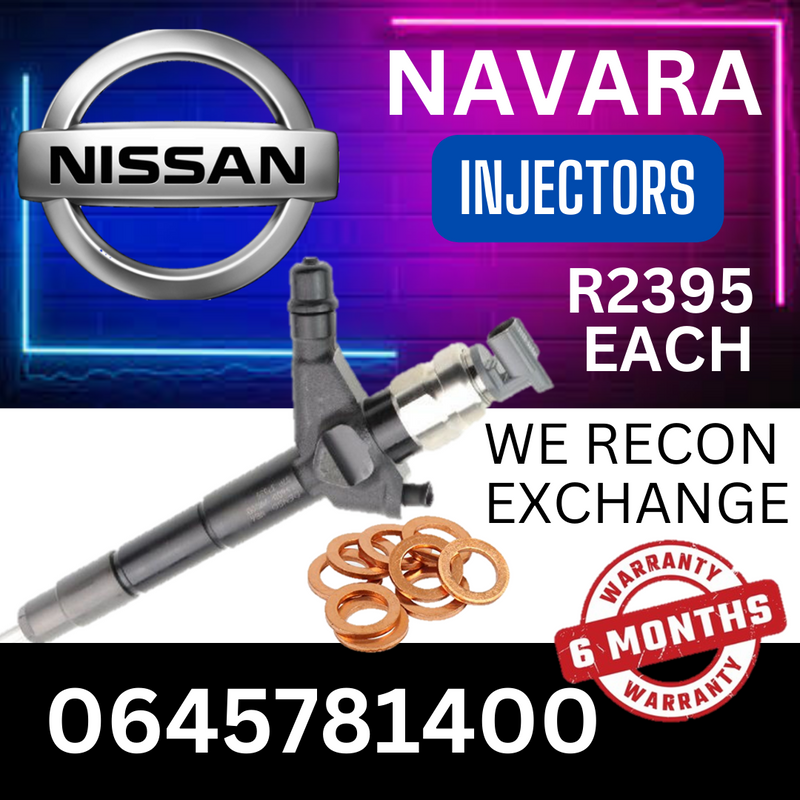 Nissan Navara diesel injectors for sale
