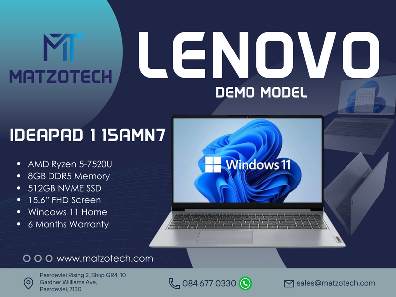 Lenovo - IdeaPAD 1 15AMN7 (Demo Model)