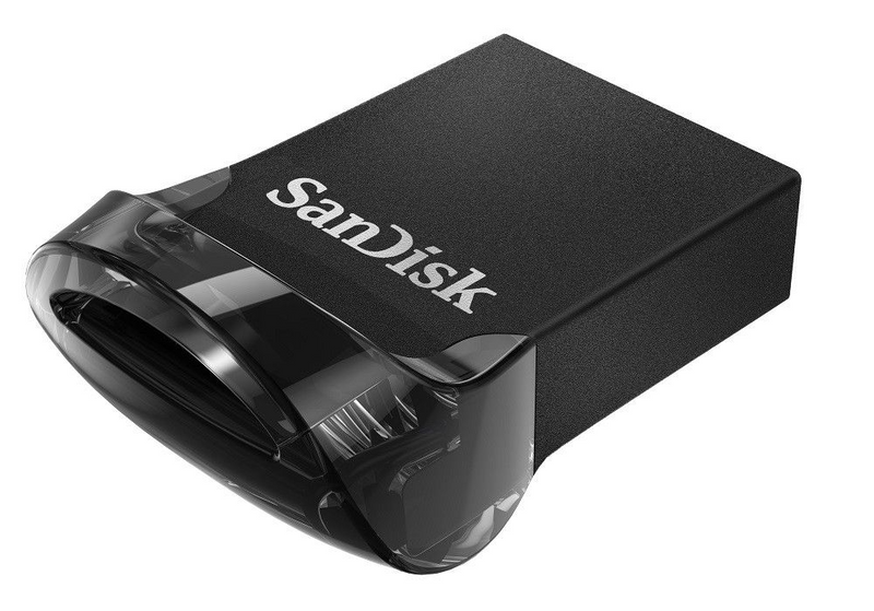 SANDISK ULTRA FIT 32GB. USB 3.1 SMALL FORM FACTOR PLUG AND STAY HI SPEED USB DRIVE