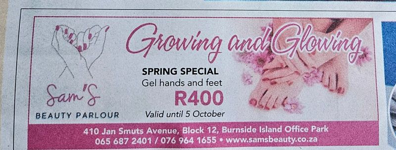 Spring Fling hands and feet R400