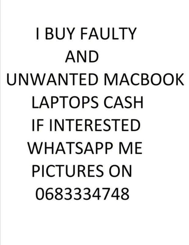 I buy faulty Macbook laptops