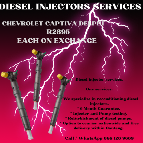 CHEVROLET CAPTIVA DELPHI DIESEL INJECTORS FOR SALE WITH WARRANTY