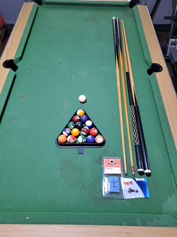 Pool table and accessories