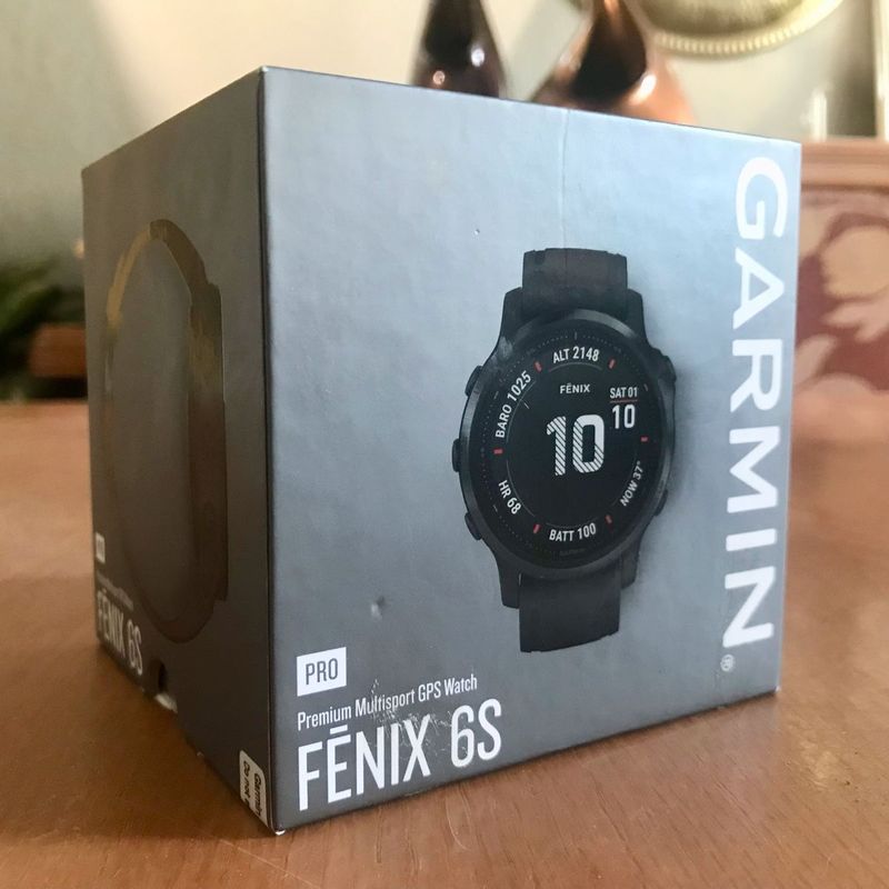 Brand new Garmin Fenix 6S Pro Premium Multisport GPS Smartwatch (42mm) - Black with Black Band