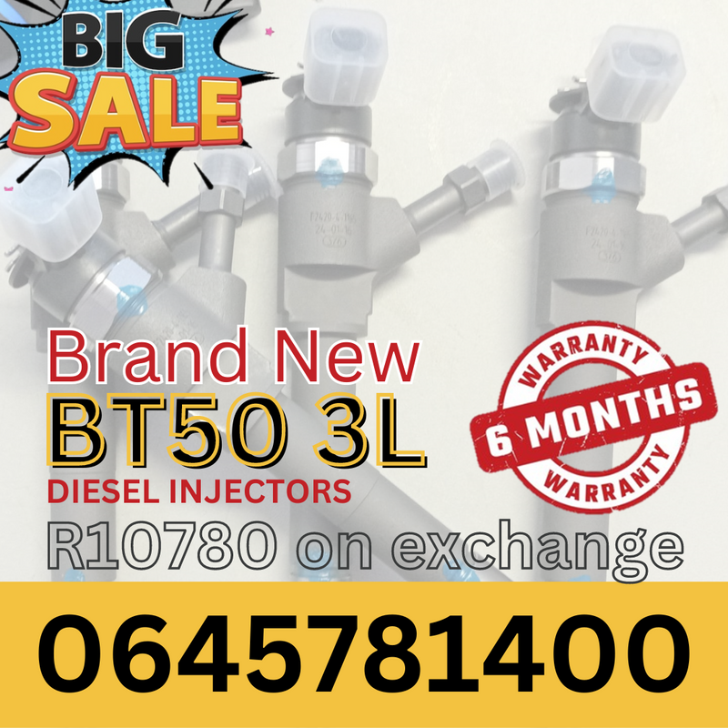Brand New BT50 diesel injectors for sale