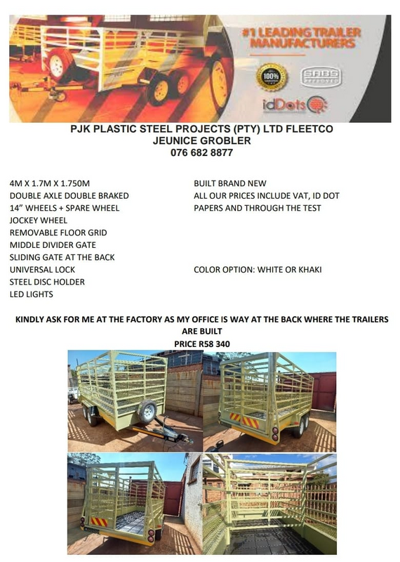 4M CATTLE TRAILERS FOR SALE