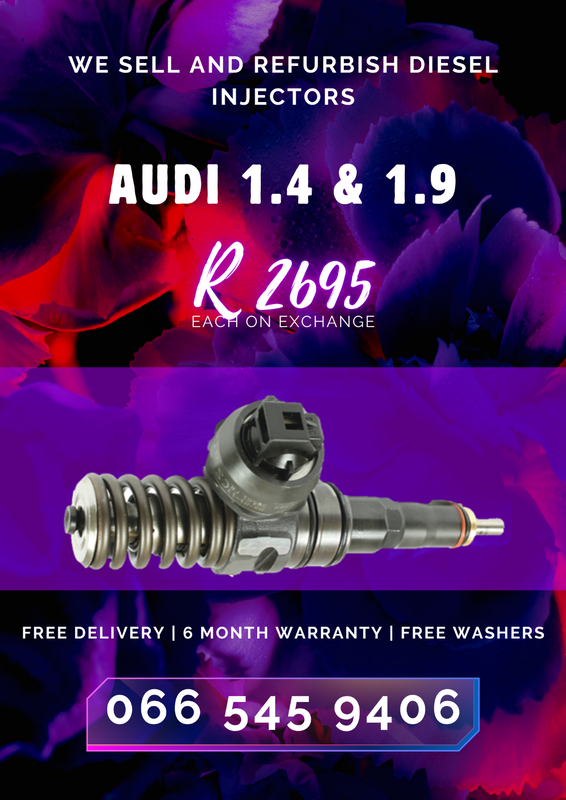 AUDI 1.4 &amp; 1.9 DIESEL INJECTORS FOR SALE ON EXCHANGE WITH WARRANTY