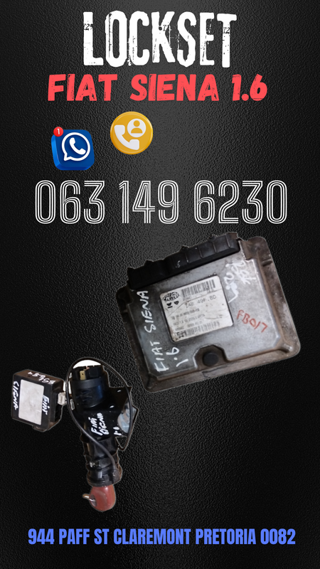 Fiat siena 1.6 lockset Call or WhatsApp me 0636348112