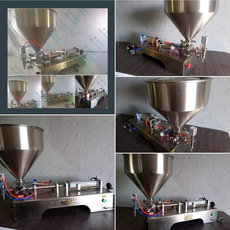 Piston filling Machine,  very accurate,  suitable for thicker products