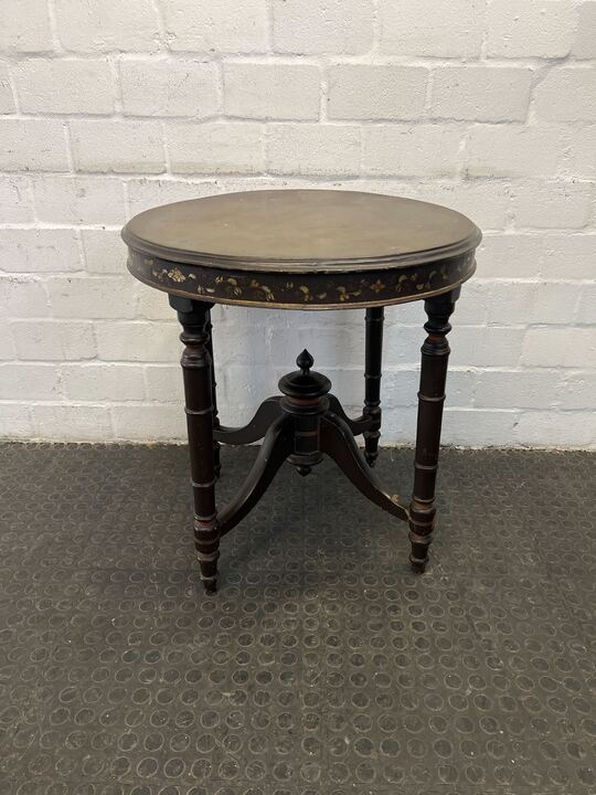 Dark Brown 19th Century Styled Indian Table (Width: 67cm)(Height: 71.5cm)- A50759