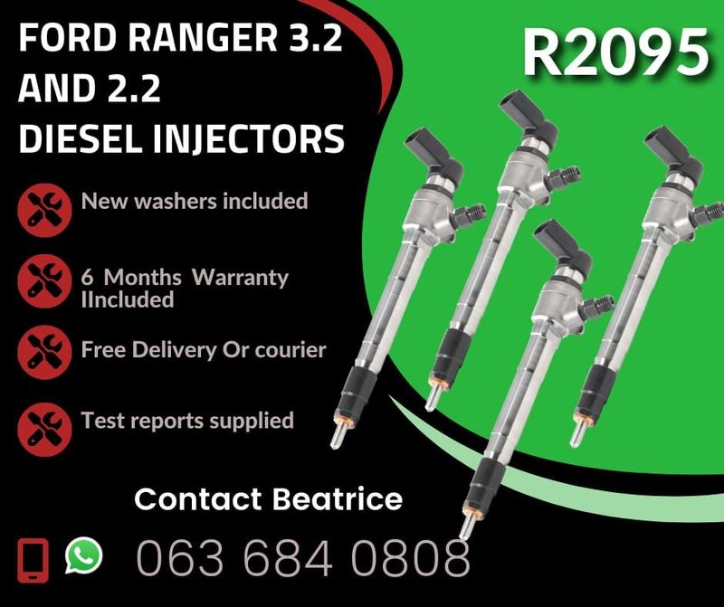 FORD RANGER 3.2 AND 2.2 DIESEL INJECTORS FOR SALE WITH WARRANTY