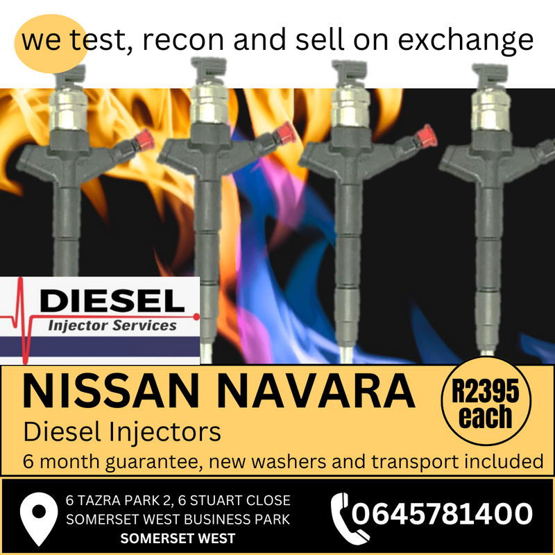 Nissan Navara diesel injectors for sale