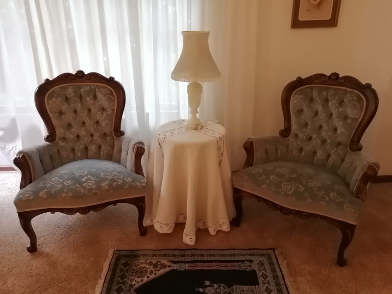 Two Victorian side chairs