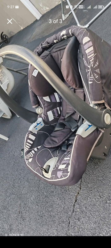 Baby Pram, Car seat and walking ring