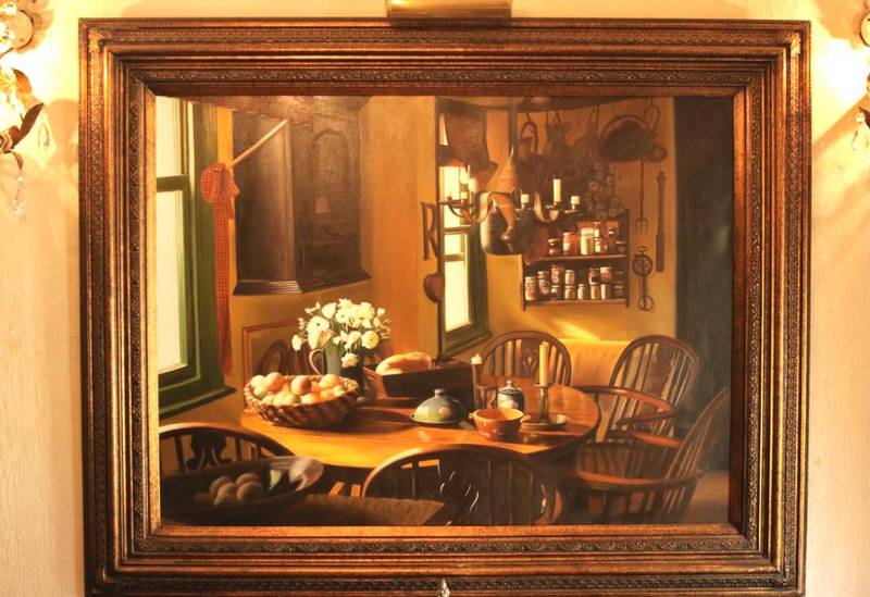 Oil Painting: Country Kitchen