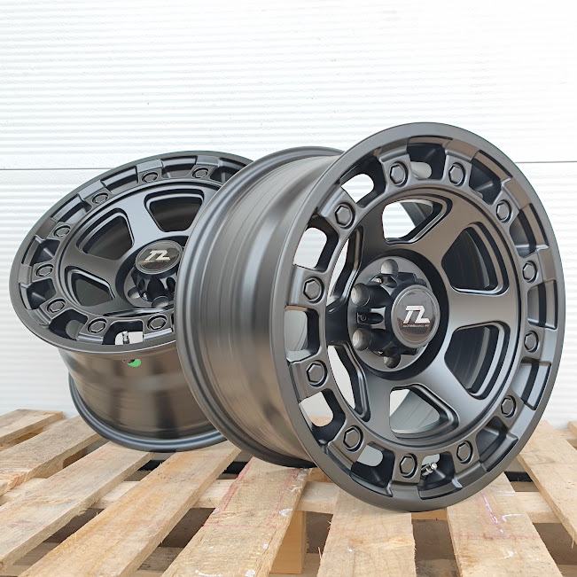 New 17&#34; satin black magwheels to fit Nissan Navara/Pathfinder/Mercedes X-class, 6 holes 6x114pcd