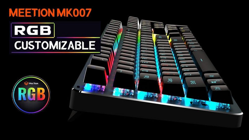 Meetion MK007 Mechanical Blue Switch RGB Gaming Keyboard(2 available)