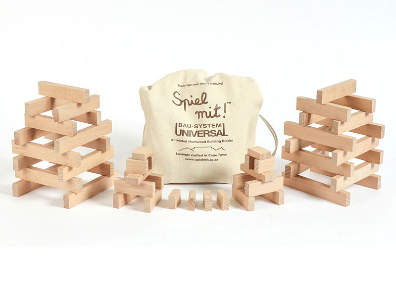 Spiel mit!® Hardwood Building Blocks