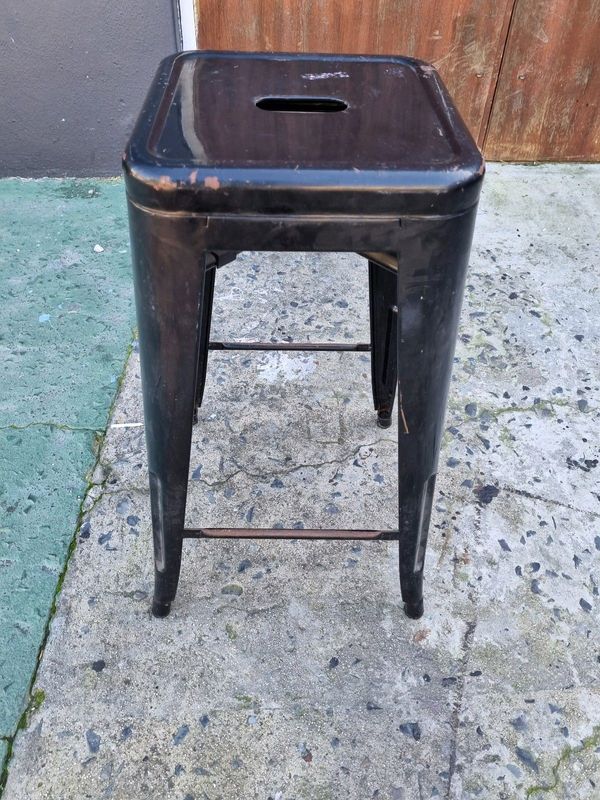 Black bar stool