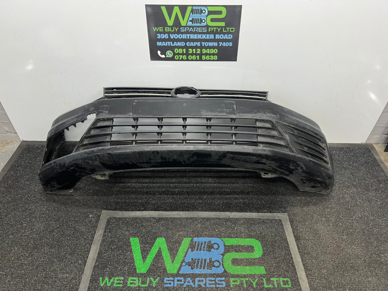 Vw Caddy 2015-2019 Black Front Bumper