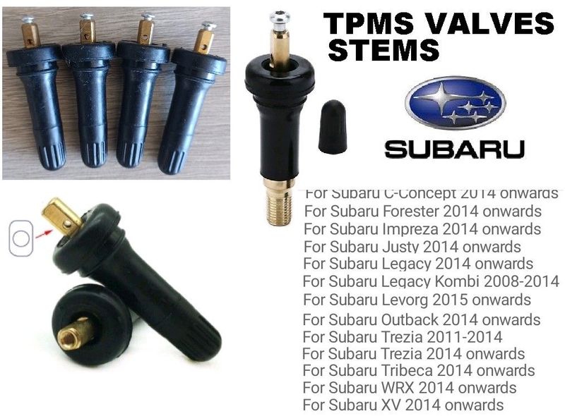 Subaru TPMS tyre valves