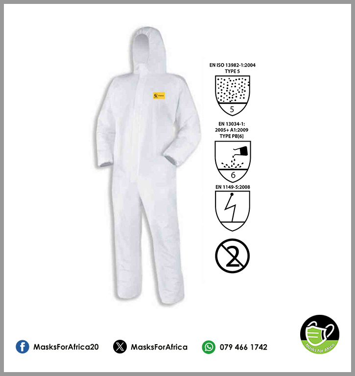 Type 5/6 Disposable Coveralls