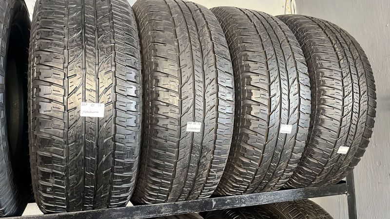 Set of 265/65/17 Yokohama tyres