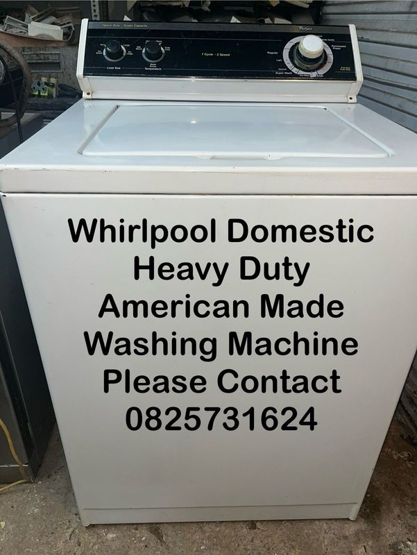 Washing Machine - Whirlpool Domestic Heavy Duty Top Loader - Excellent - Guarantee - Delivery