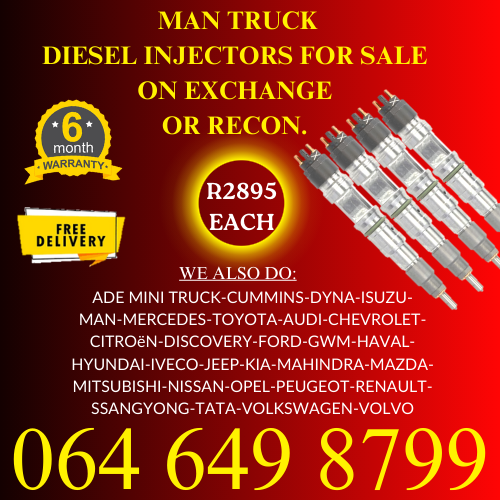 MAN diesel injectors for sale on exchange or to recon.