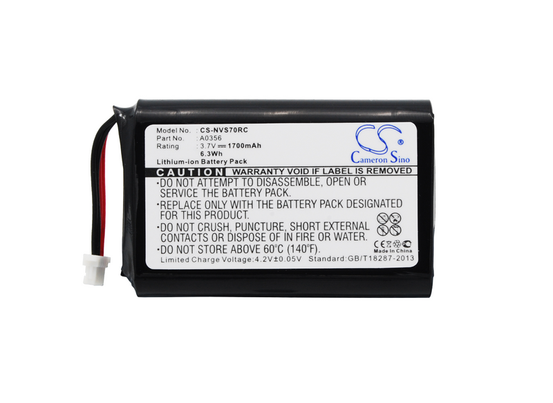 Remote Control Battery CS-NVS70RC for NEVO S70