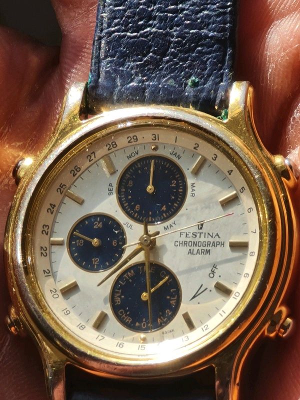 Festina Chronograph Alarm Horloge Watch