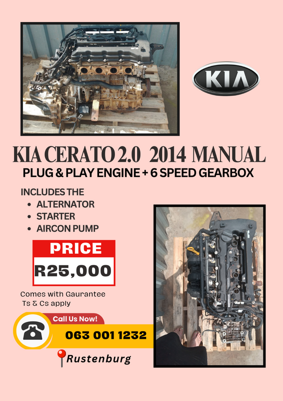 2014 KIA Cerato 2.0 Manual 6 - Speed Gearbox