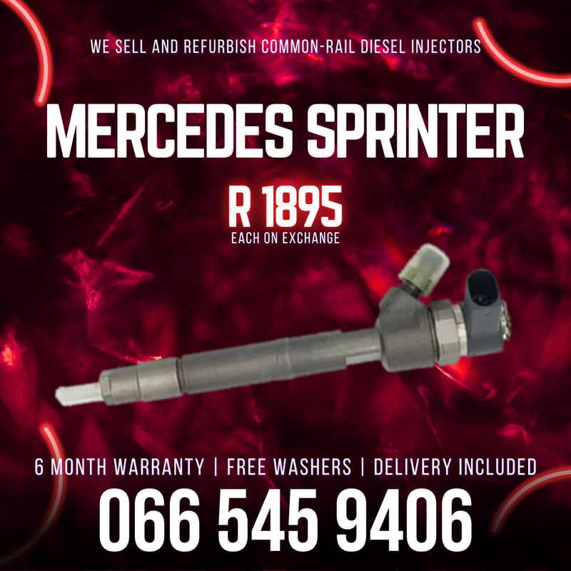 MERCEDES BENS SPRINTER DIESEL INJECTORS FOR SALE ON EXCHANGE WITH WARRANTY