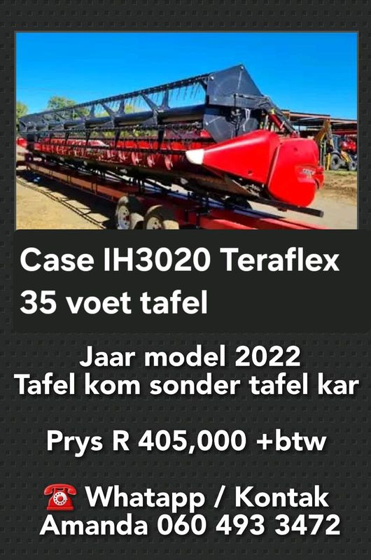 Case IH3020 Teraflex 35 Voet Tafel