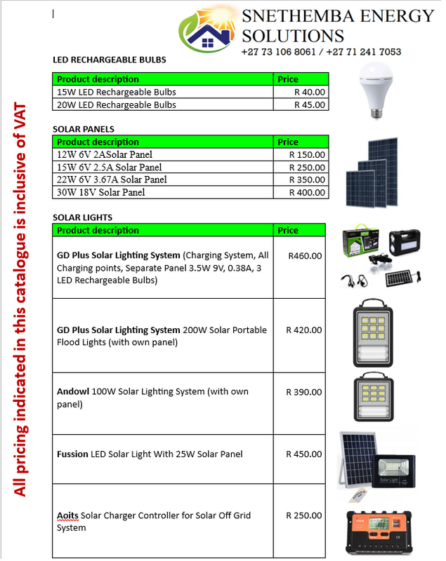 Solar lighting systems