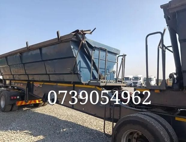 34 TON TRUCKS HIRE | SIDE TIPPER TRAILERS | FLAT BED TRAILERS