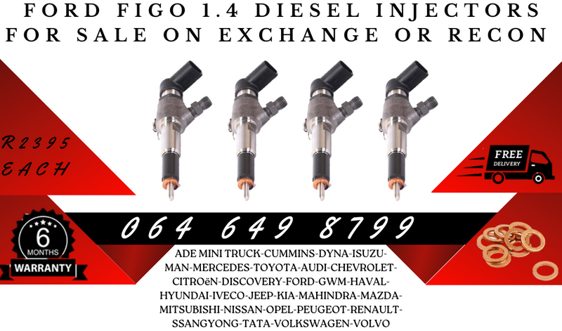 Ford Figo diesel injectors for sale on exchange