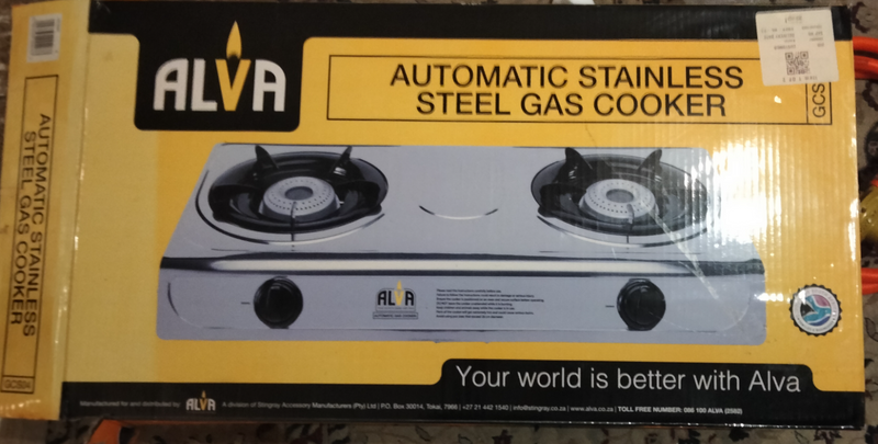 Alva stainless steel gas cooker  brand new
