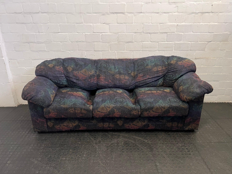 Printed 3 Seater Couch - REDUCED-