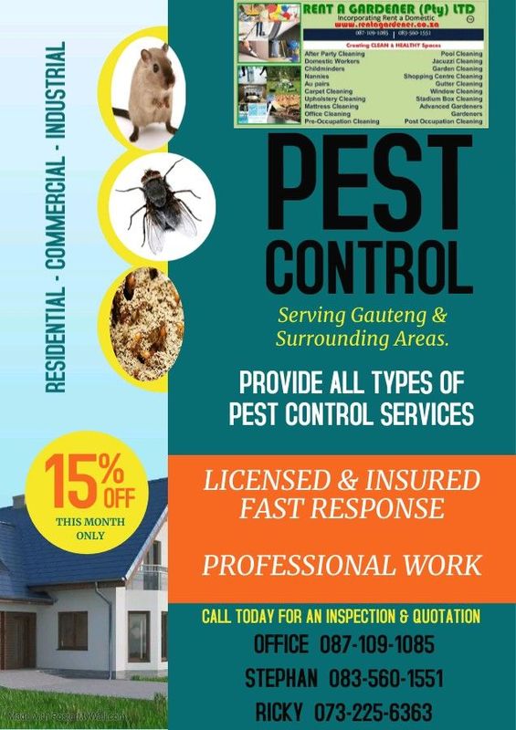 Pest control treatment