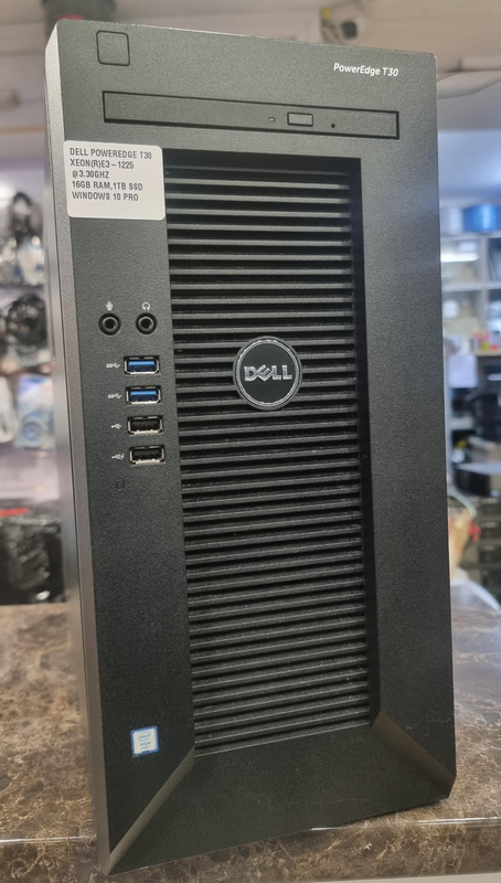 Dell PowerEdge T30 Intel Xeon E3-1225 v5 3.3GHz 16GB RAM 1TB SSD Server PC CERTIFIED REFURBISHED