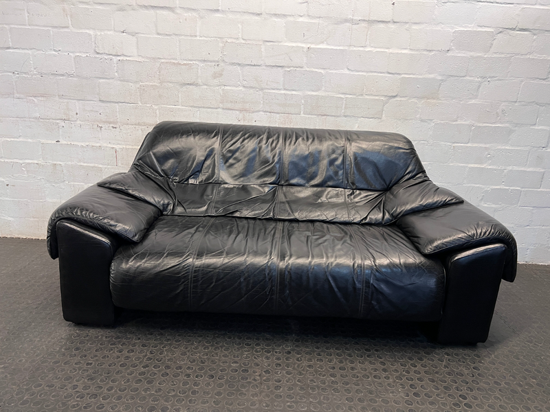 Leather Two Seater Couch,