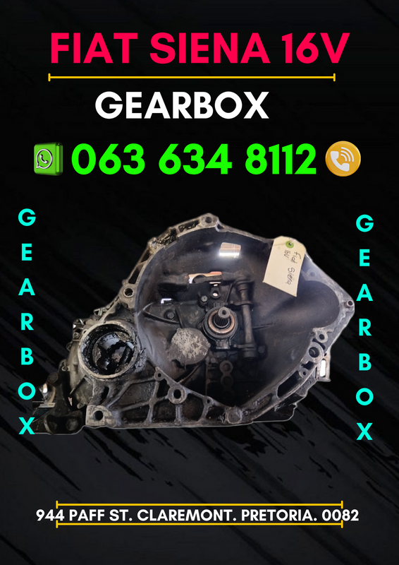 Fiat siena 16v gearbox R4500 Call me 061 535 0116