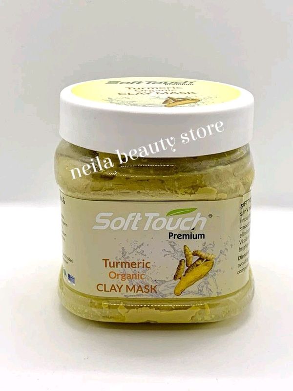 SoftTouch Turmeric Organic Brightening Clay Mask