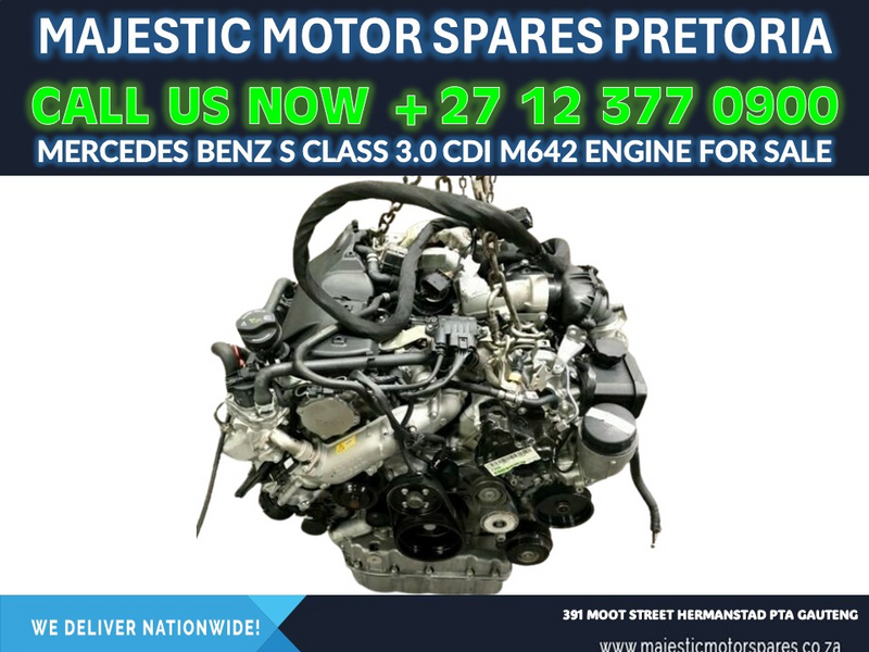 Benz S class 3.0 cdi M642 engine for sale