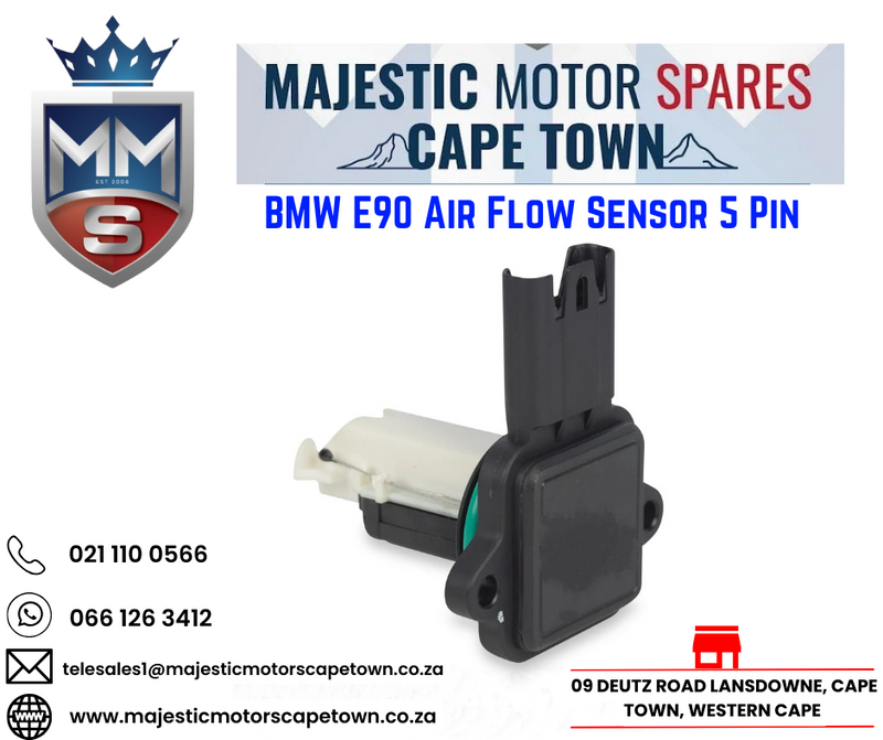 New BMW E90 Air Flow Sensor 5 Pin