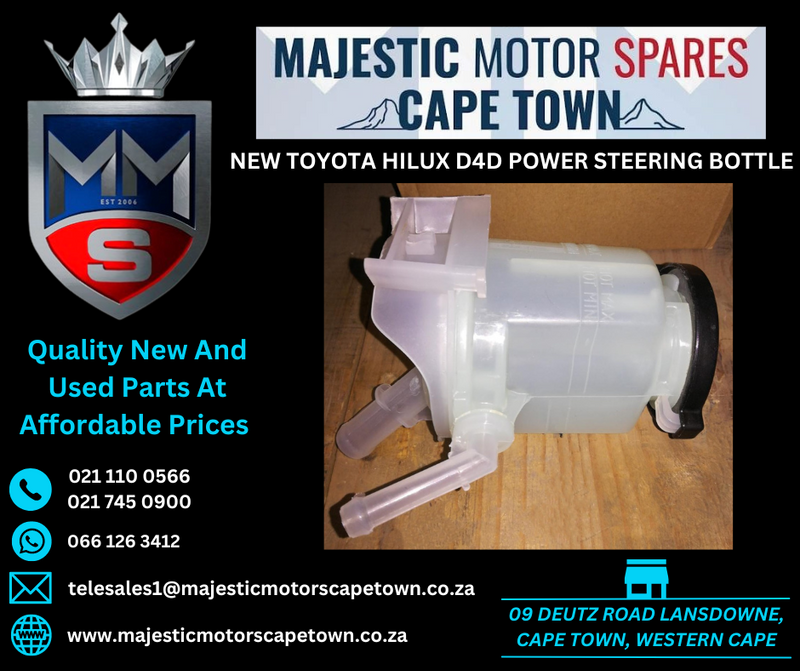NEW TOYOTA HILUX D4D POWER STEERING BOTTLE FOR SALE