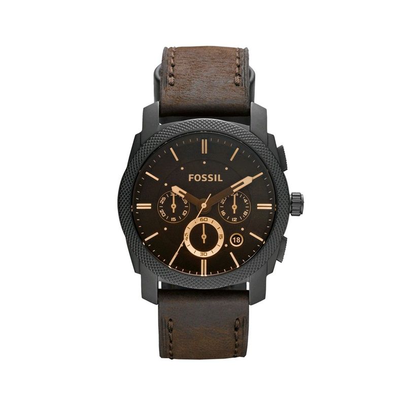 Fossil Leather Watch - Machine FS4656