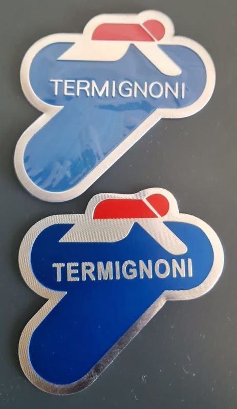 Termignoni aluminum heat resistant motorcycle exhaust badges emblems s